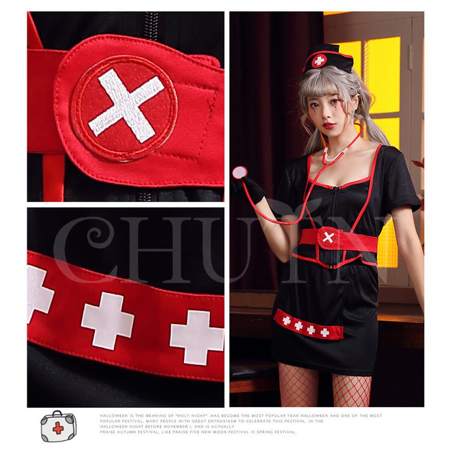 コスプレ衣装 ナース服 ハロウィン仮装 ナース 制服 セクシー 看護婦 看護師 ハロウィンコスプレ コスチューム cosplay パーティー ...