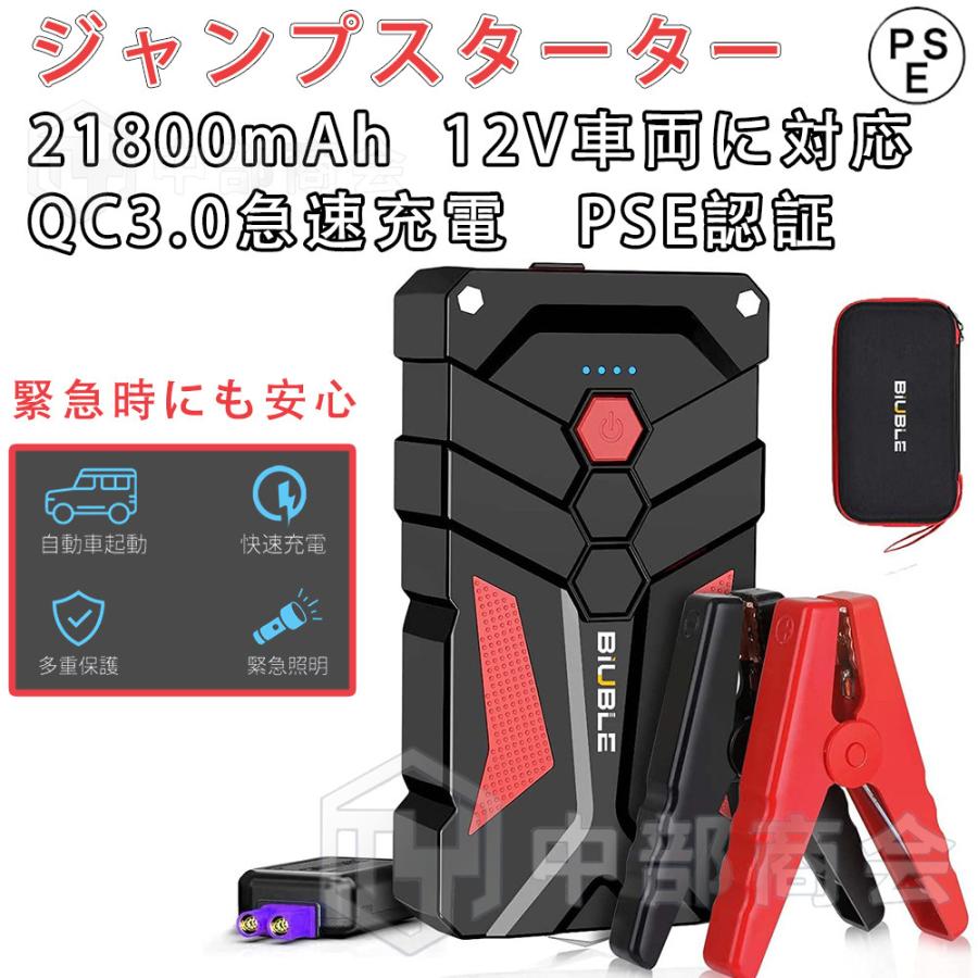 期間限定！最安値挑戦】 ジャンプスターター 15800mAh大容量1500A