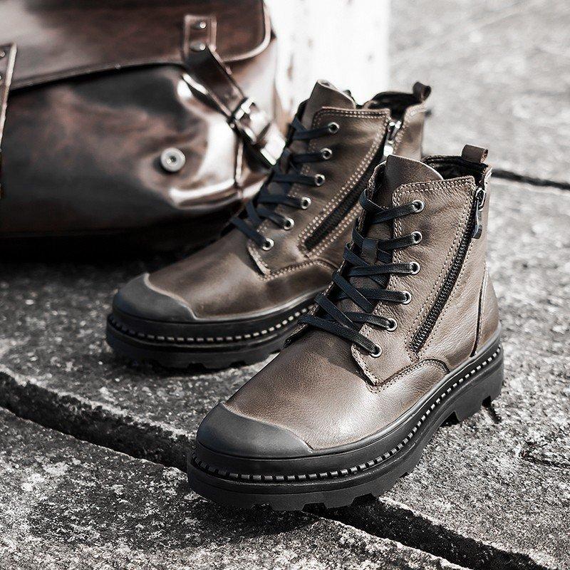 レーシングブーツ 牛革防水 バイク用ブーツ メンズ オートバイ用 四節可能 厚底 通勤通学 ツーリングシューズ バイク用品 シューズ ブーツ 靴 防滑 耐磨 Ty Xz13 中部商会 通販 Yahoo ショッピング