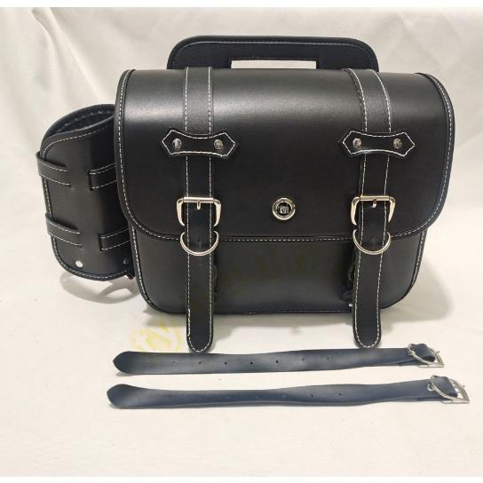 サイドバッグ サドルバッグ 大容量 防撥水 防水 ドリンクホルダー