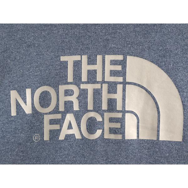 ■ ノースフェイス プリント スウェット フード パーカー ( メンズ M ) The North Face プルオーバー トレーナー 裏起毛 霜降りネイビー 紺｜tzdfb97470｜03