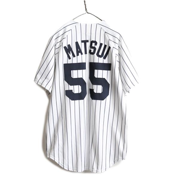松井秀喜 □ MLB オフィシャル Majestic ヤンキース ベースボール