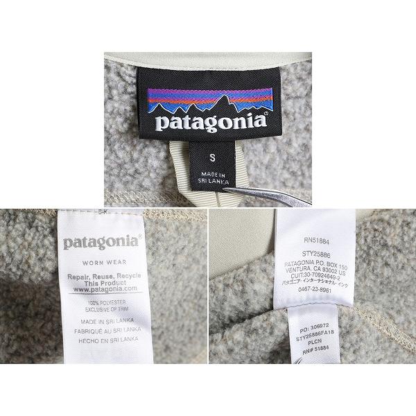 18年製 パタゴニア ベターセーター ベスト レディース S / 古着 Patagonia フリース ニット セーター 重ね着 前開き アウトドア ハイネック｜tzdfb97470｜04