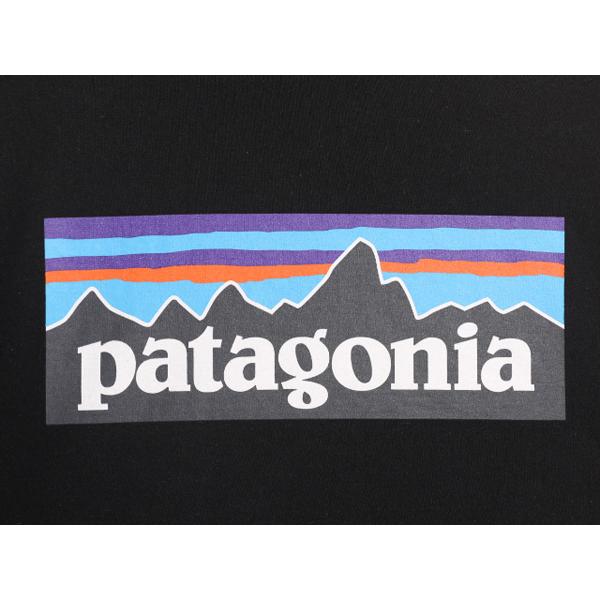 21年製 パタゴニア ポケット付き 両面 プリント 半袖 Tシャツ メンズ S / Patagonia アウトドア ポケT P6 ボックスロゴ バックプリント 黒｜tzdfb97470｜03