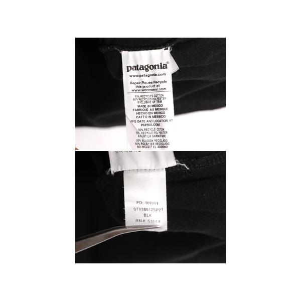 21年製 パタゴニア ポケット付き 両面 プリント 半袖 Tシャツ メンズ S / Patagonia アウトドア ポケT P6 ボックスロゴ バックプリント 黒｜tzdfb97470｜06