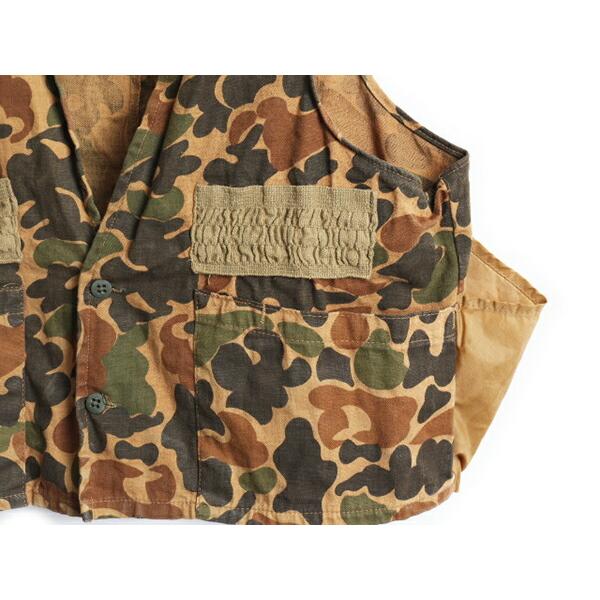 70s ビンテージ □ Sears シアーズ ダックハンター カモ コットン