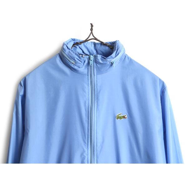 90s オールド □ IZOD LACOSTE フルジップ ナイロン ジャケット