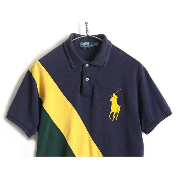 ビッグポニー 刺繍 □ POLO ポロ ラルフローレン 鹿の子 半袖