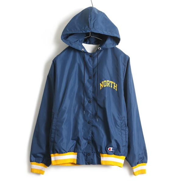 90 S Usa製 Champion チャンピオン フード付き プリント ナイロン パーカー ジャケット レディース 女性 M 古着 ジャンパー 90年代 F Mrd31y21n06 Master Plan 通販 Yahoo ショッピング