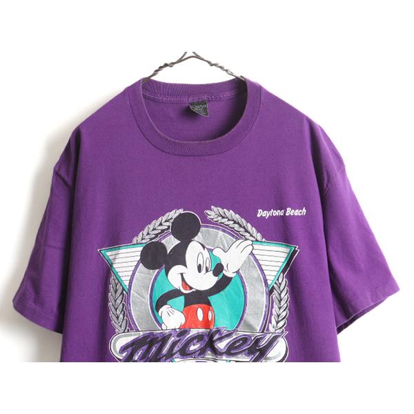 90s USA製 大きいサイズ XL □ ディズニー オフィシャル ミッキー 