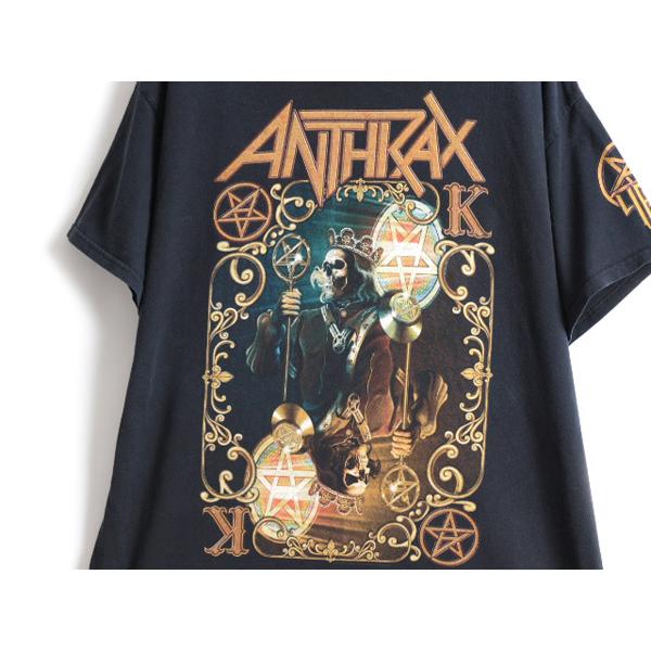 大きいサイズ XL 人気 黒 □ ANTHRAX アンスラックス Evil Twin ツアー