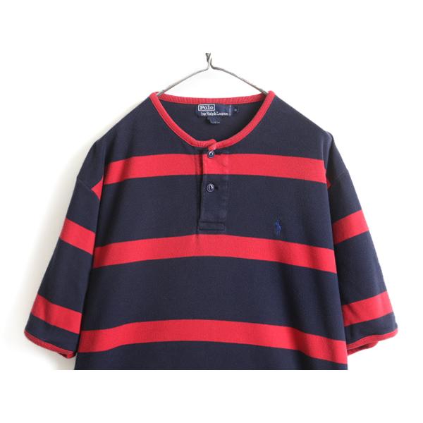90s 大きいサイズ XL □ POLO ポロ ラルフローレン ヘンリーネック