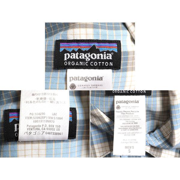 希少サイズ S ■ 11年製 パタゴニア フェズマン シャツ ( メンズ )古着 Patagonia 半袖シャツ チェック ポケット付き オーガニックコットン｜tzdfb97470｜05