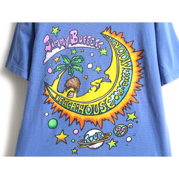 90s □ Jimmy Buffett 両面 ツアー プリント 半袖 Tシャツ ( メンズ M