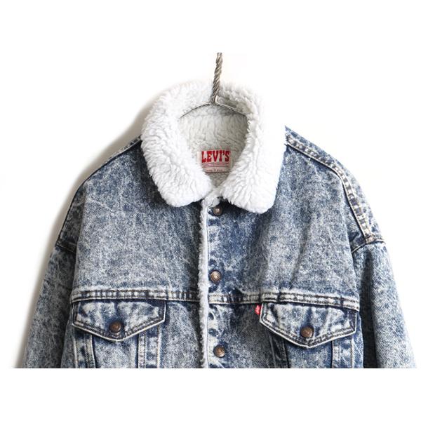 90 S Usa製 オールド リーバイス 0219 ケミカルウォッシュ デニム ボア ジャケット メンズ L 古着 90年代 Levis 内ボア ブルー I Jad30y22n03 Master Plan 通販 Yahoo ショッピング