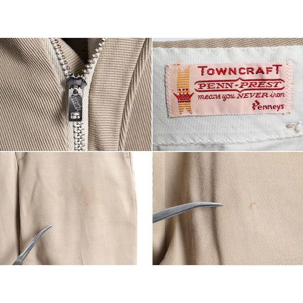 60s ビンテージ □ PENNYS TOWNCRAFT ノータック スラックス パンツ