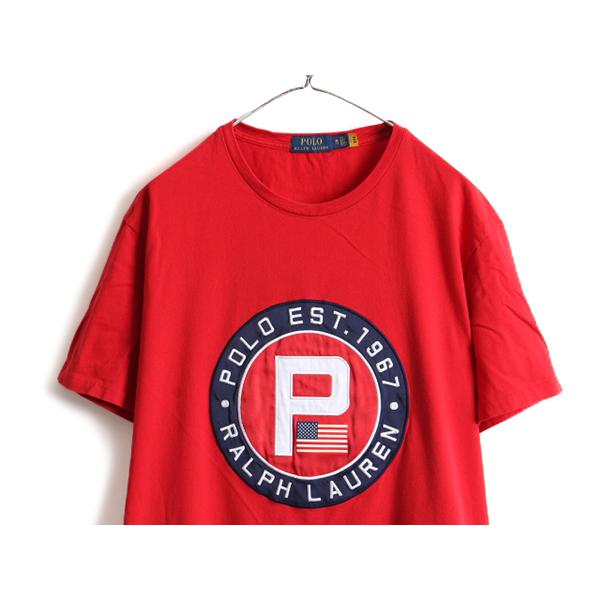 大きいサイズ Xl Polo ポロ ラルフローレン ロゴ刺繍 半袖 Tシャツ メンズ 古着 半袖tシャツ Pロゴ 星条旗 ロゴt クルーネック 赤 I Jnd06y22n12 Master Plan 通販 Yahoo ショッピング