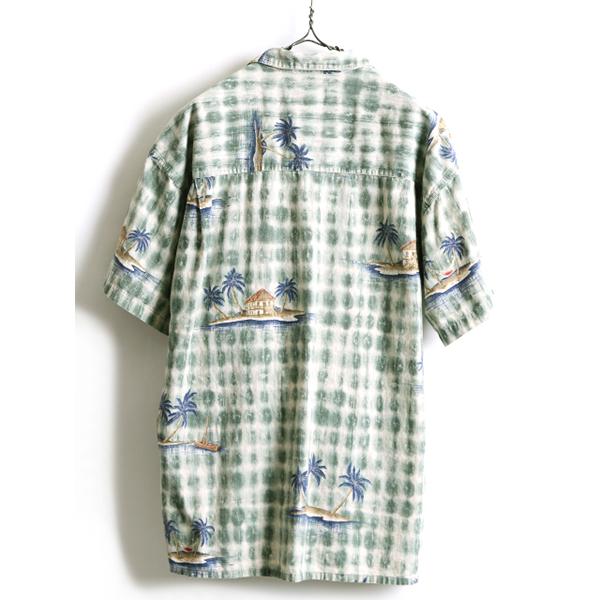 90s □ チャップス ラルフローレン オープンカラー 半袖 アロハシャツ