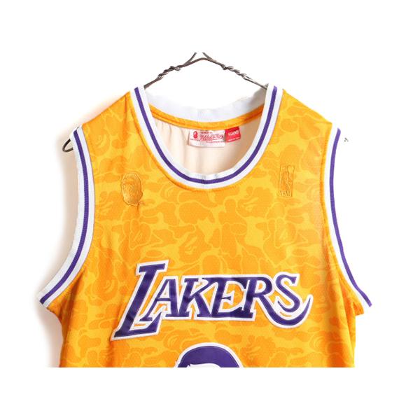 □ A BATHING APE x ミッチェル&ネス NBA レイカーズ タンクトップ
