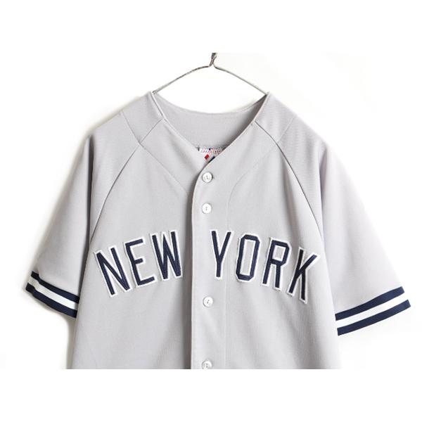 00s USA製 希少サイズ S □ MLB オフィシャル Majestic ニューヨーク