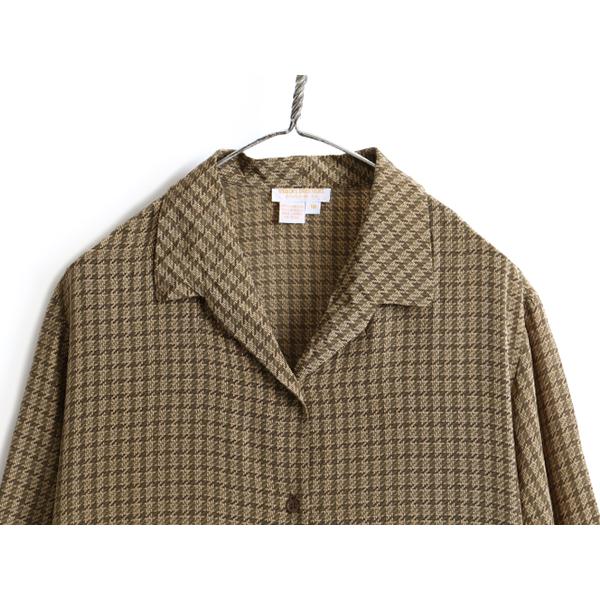 【Brooks Brothers】 ブルックスブラザーズ 総柄ドレス X588 Brooks Brothers】 ブルックスブラザーズ 総柄ドレス X588