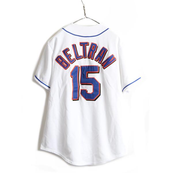 ✨翻译此页✨ MLB メジャー メッツ Mets 刺繍ロゴ ゲームシャツ