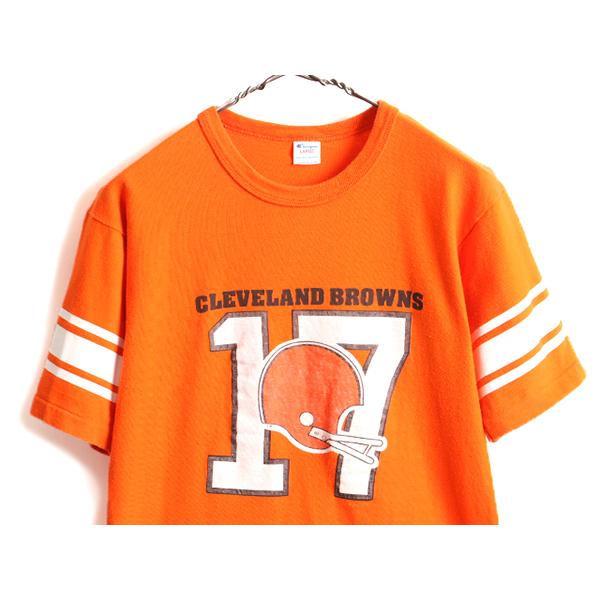 NFL 長袖Tシャツ サイドロゴ 文字 プリント グレー メンズ古着 - 通販