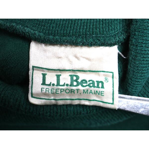 80's ビンテージ □ LLBEAN タートルネック 長袖 Tシャツ ( メンズ M