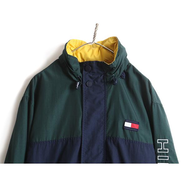 90s □ トミーヒルフィガー トリコカラー 切替 ナイロン セーリング
