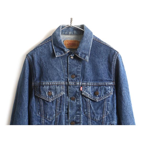 濃紺 80s USA製 ビンテージ 希少サイズ 34 □ Levis リーバイス 70506