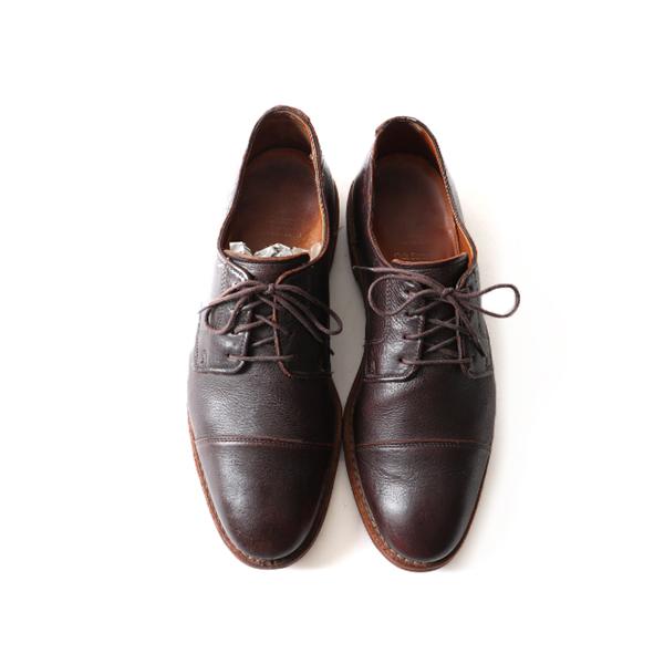 USA製 ■ Allen Edmonds アレンエドモンズ 本革 レザー ストレートチップ シューズ ( 9 1/2 D 27.5cm ) 靴 革靴  外羽根 Oak Street 濃茶 茶