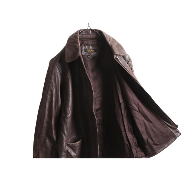 90s ブルックスブラザーズ 本革 ラム レザー ジャケット レディース M