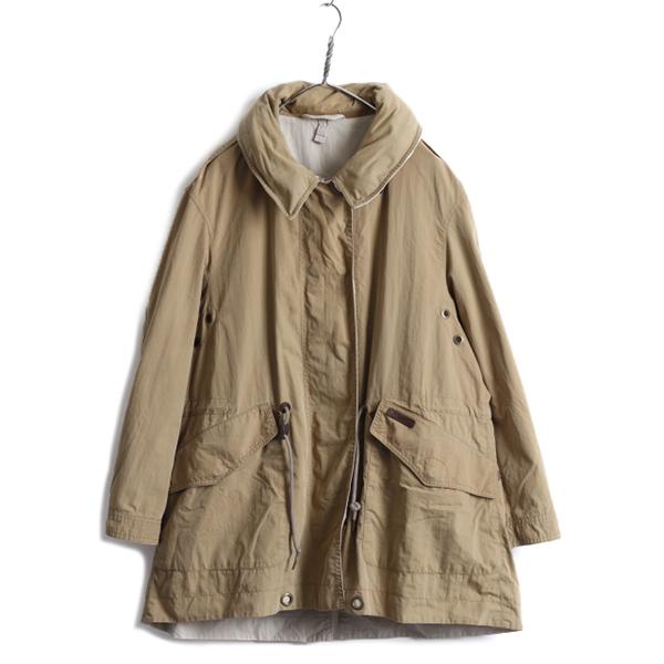 ■ バーバリー ブリット ミリタリー タイプ リバーシブル ジャケット ( レディース L ) BURBERRY BRIT モッズ コート パーカー  マンパ M-65