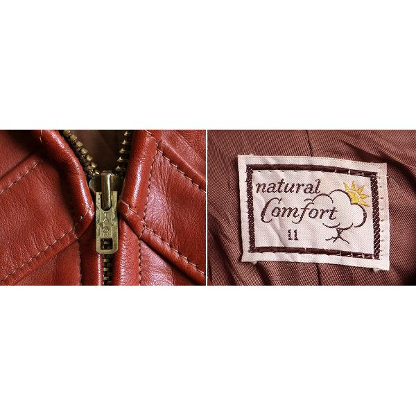 70s ビンテージ □ NATURAL COMFORT ナチュラルコンフォート 本革