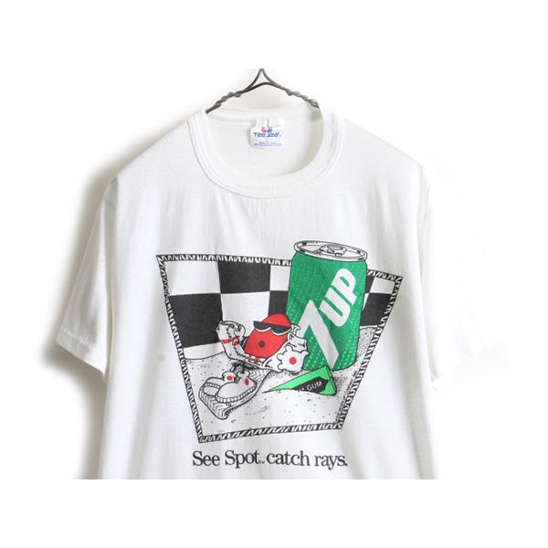 80s ビンテージ USA製 □ 7up セブンアップ キャラクター プリント