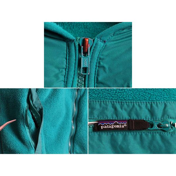 80s USA製 旧タグ 大きいサイズ XL □ 89年製 パタゴニア フルジップ