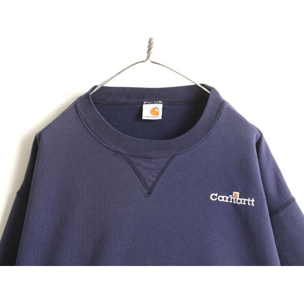 90s オールド □ カーハート 前V スウェット トレーナー ( メンズ L XL 90s オールド □ カーハート 前V スウェット トレーナー ( メンズ L XL