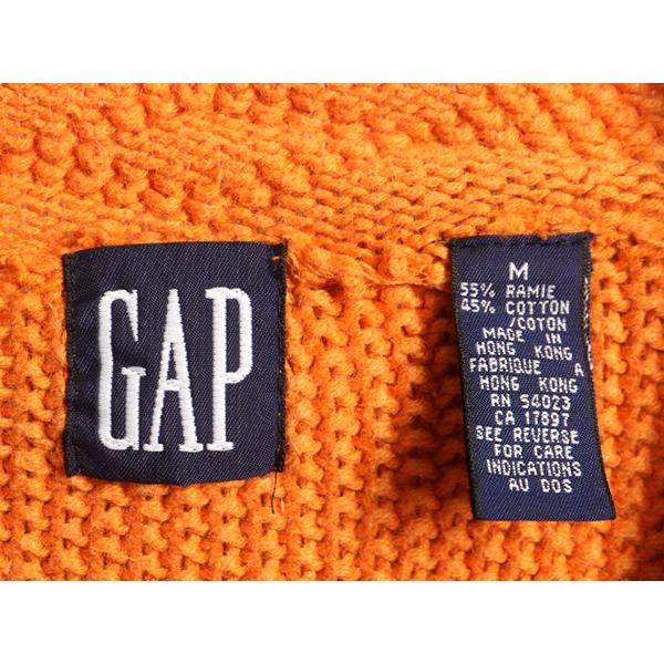 s 旧タグ □ OLD GAP Vネック 長袖 ニット セーター  レディース M