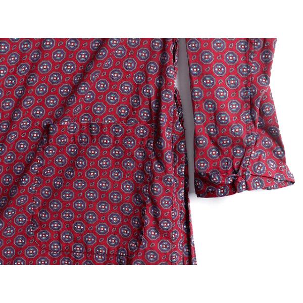 60s ビンテージ □ Bloomingdale's 総柄 コットン ガウン コート