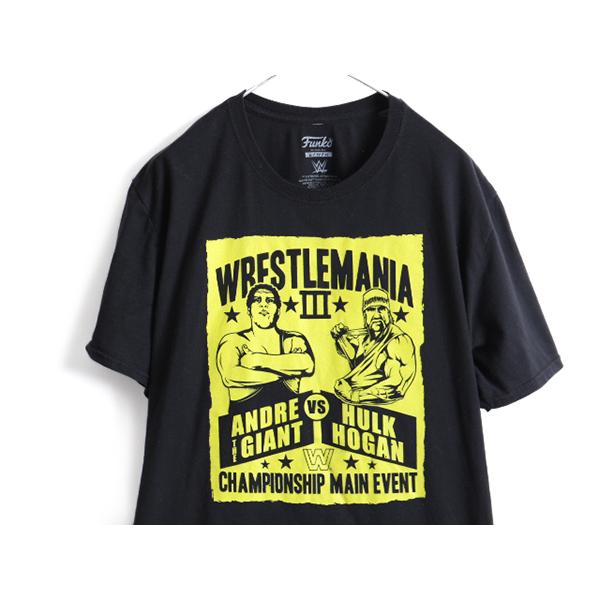 WWE レッスルマニア６ プロレス 半袖カットソー ブラック XL - 通販