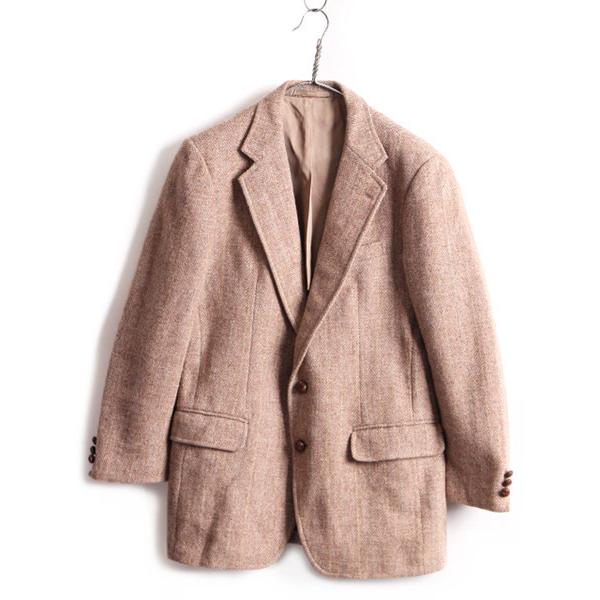 日本最大のブランド メンズ ジャケット テーラード ハリスツイード 2ボタン Blacker Stanley Usa製 ビンテージ 80s M ウール ツイード ブレザー 古着 程 L テーラード ブレザー Floridapace Gov