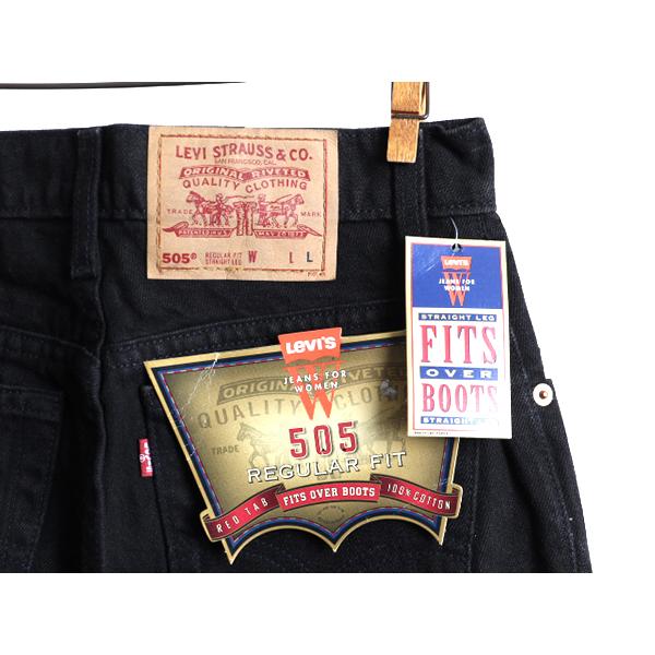 タグ付き 新品 デッドストック 90s USA製 Levis 505 ブラック デニム 