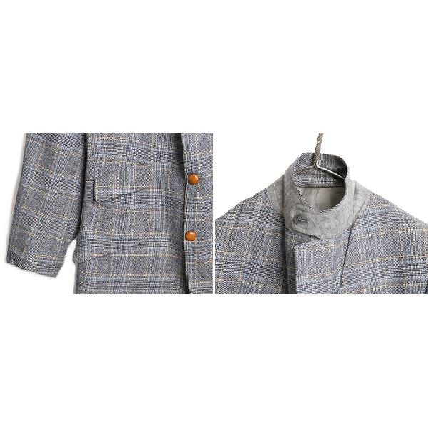 80s USA製 ビンテージ □ CHAPS ラルフローレン チェック ウール