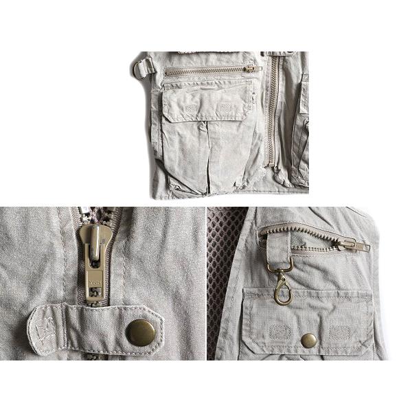 □ バナナリパブリック サファリ ベスト ( メンズ S ) 80s ビンテージ