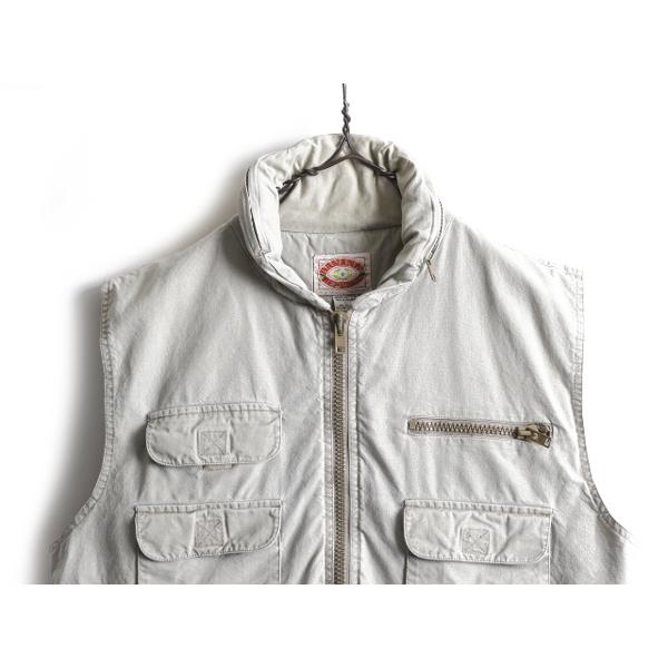 80s □ バナナリパブリック サファリ ベスト ( メンズ L ) 80年代