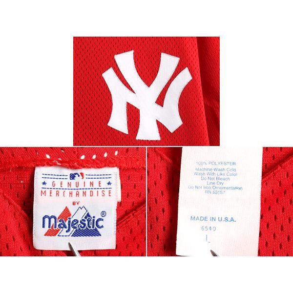 90's USA製 □ MLB オフィシャル Majestic ニューヨーク ヤンキース