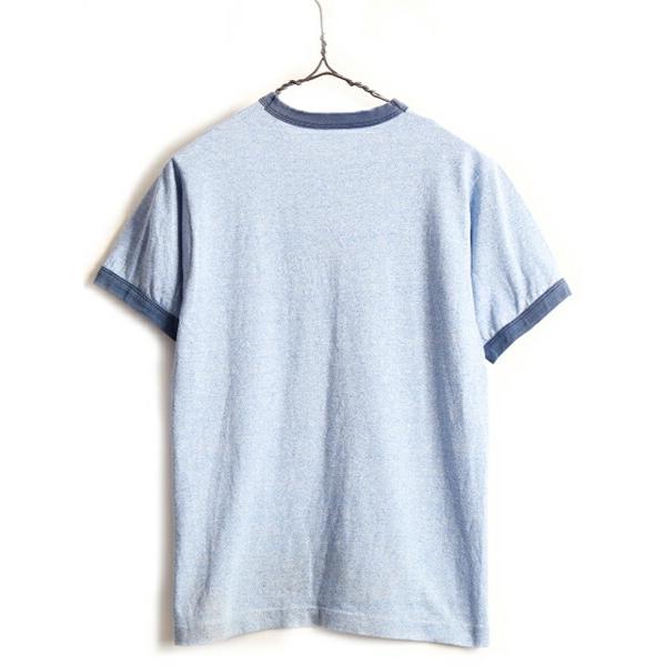 70s 80s ビンテージ □ 企業 ロゴ キャラクター プリント 半袖