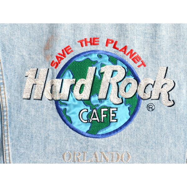 90's 希少サイズ S □ Hard Rock Cafe ORLANDO ハードロックカフェ