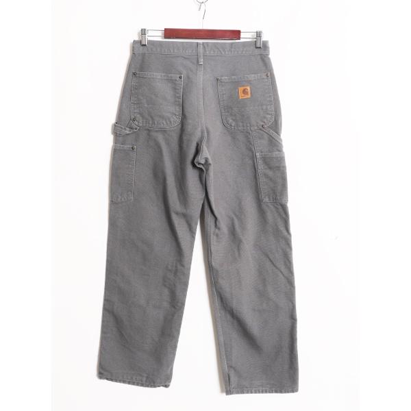 US企画 カーハート ダブルニー ダック ペインター パンツ メンズ 30 30 / 古着 ワーク CARHARTT B136 ストレート グレー ヘビーウェイト 灰｜tzdfb97470｜07