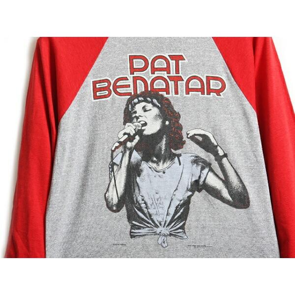 80's ビンテージ PAT BENATAR オフィシャル 両面 ツアー プリント ラグラン ベースボール Tシャツ ( メンズ S 程) 古着 80年代 ツアーT :n-myd11y21n05:Master Plan - 通販 - Yahoo!ショッピング 80's ビンテージ PAT BENATAR オフィシャル 両面 ツアー プリント ラグラン ベースボール Tシャツ ( メンズ S 程) 古着 80年代 ツアーT :n-myd11y21n05:Master Plan - 通販 - Yahoo!ショッピング